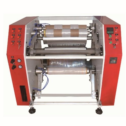 PVC stretch film rewinding machine